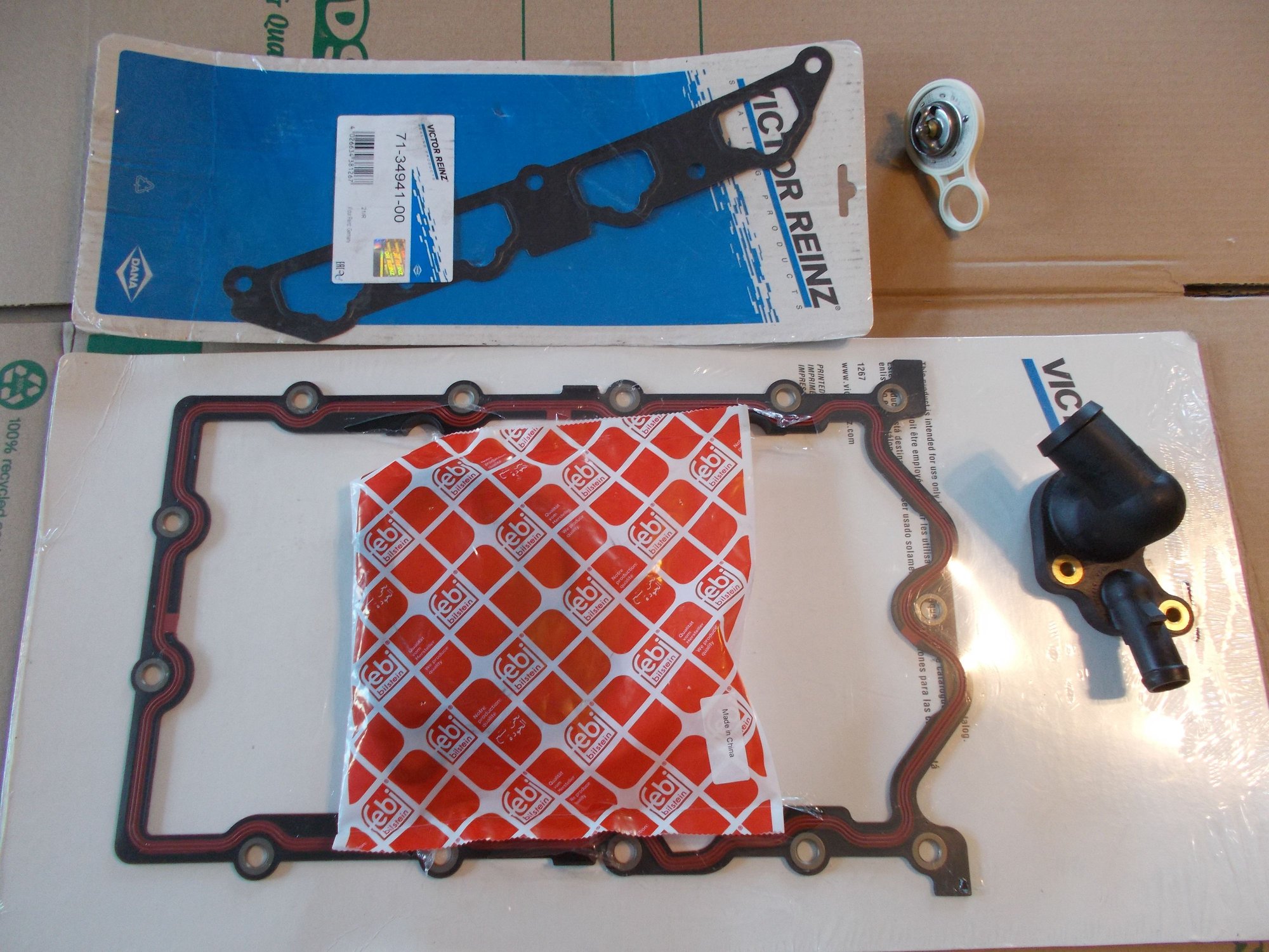 Engine - Intake/Fuel - Gen 1 R53 Cooper S Intake, Valve Cover, Oil Pan Gaskets. Thermostat and Housing. New. - New - 2002 to 2006 Mini R53: "Mk I" Mini Cooper S - Bryan, OH 43506, United States