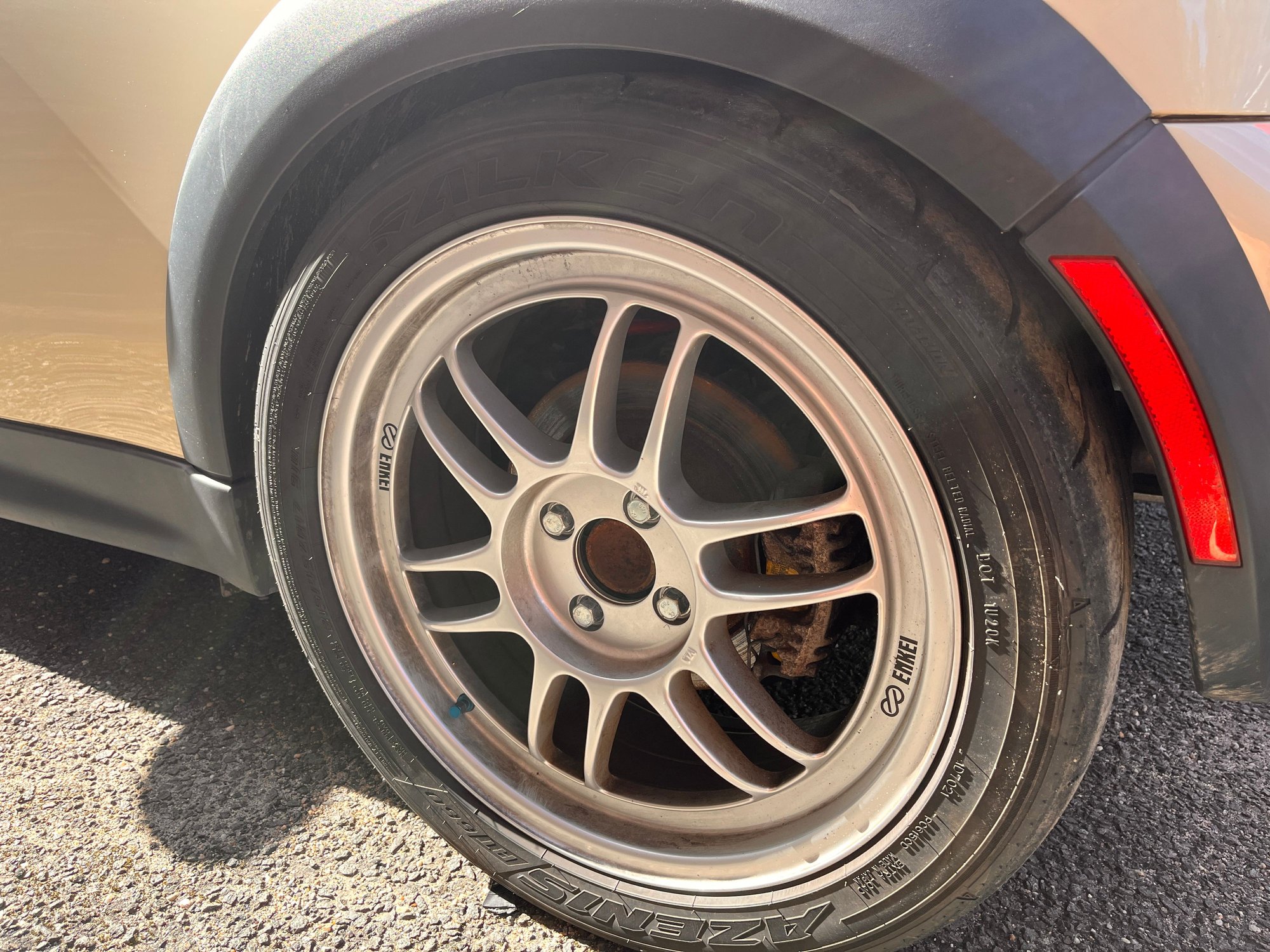 Wheels and Tires/Axles - Enkei RPF1 17” Falken Azenis RT660 215/45 - Used - 2000 to 2013 Mini Cooper - Southampton, NY 11968, United States