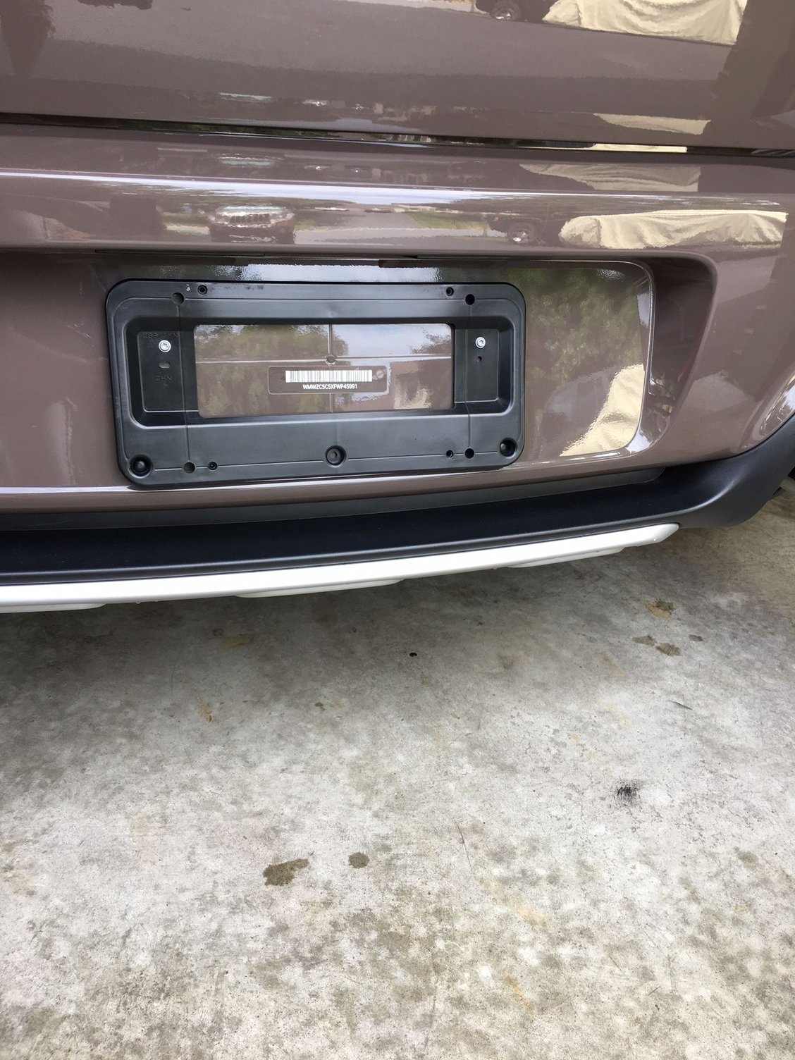 R60 How to Install Rear License Plate Holder to Bumper? North