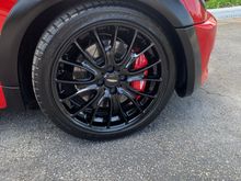 R113 18” inch JCW wheels with BBK 