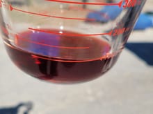 Color of trans fluid after.