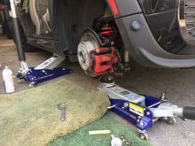 Dropping the rear suspension!