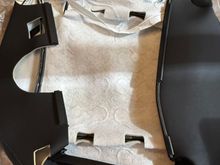 Backside of seat bottom cover