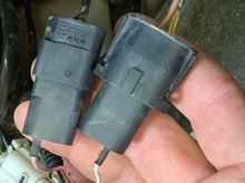 Driver's side (left) harness connections