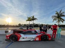 I got to see some amazing cars and there were this racing team with two LMP3 cars