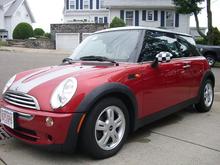 First pics of my new to me 06 SOLAR RED/SILVER MC