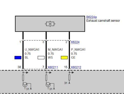 Correct wire order for Cam position sensor - North American Motoring