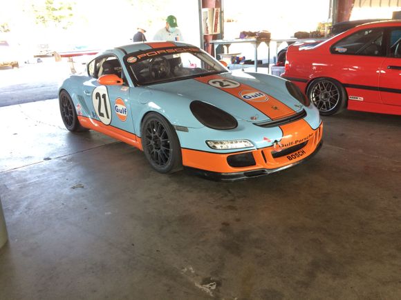 Another Porsche.  Love the retro livery