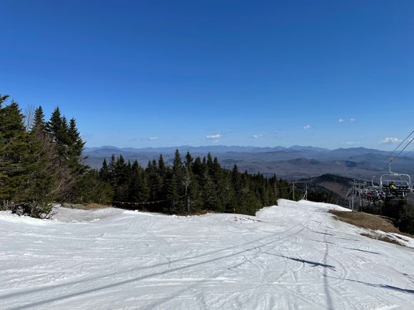 The Adirondack High Peaks in the distance 