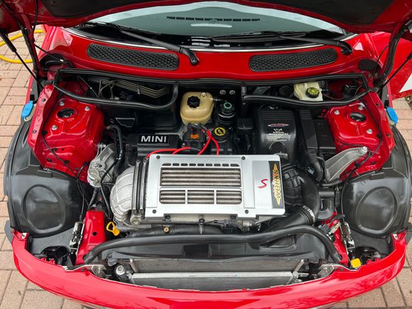 Clean engine bay