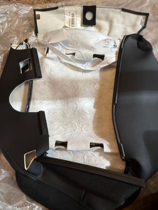 Backside of seat bottom cover