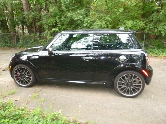 Car with JCW Wheels