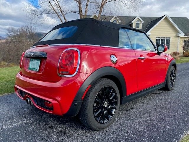 2019 Mini Convertible - 2019 Chili Red MINI Cooper S Convertible Manual Transmission for sale - Used - VIN WMWWG9C5XK3F66637 - 48,500 Miles - 2 cyl - 2WD - Manual - Convertible - Red - Manchester Center, VT 05255, United States