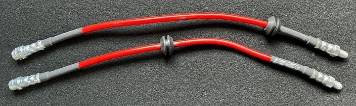 Brakes - ECS Exact-Fit Stainless Brake Lines — R55-59 Rear - New - 2007 to 2013 Mini R56: "Mk II" Mini Hatch/Hardtop range - Bethel, CT 06801, United States