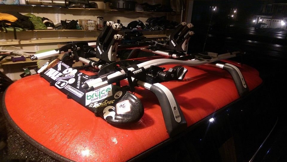 FS OEM Roof Rack and Thule Fairing North American Motoring