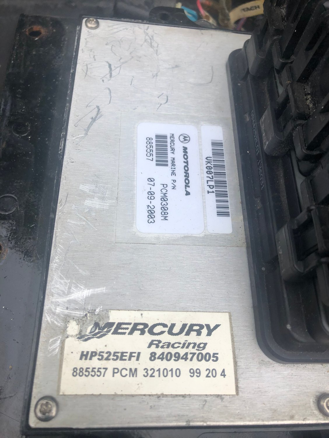 525 efi computer and harness