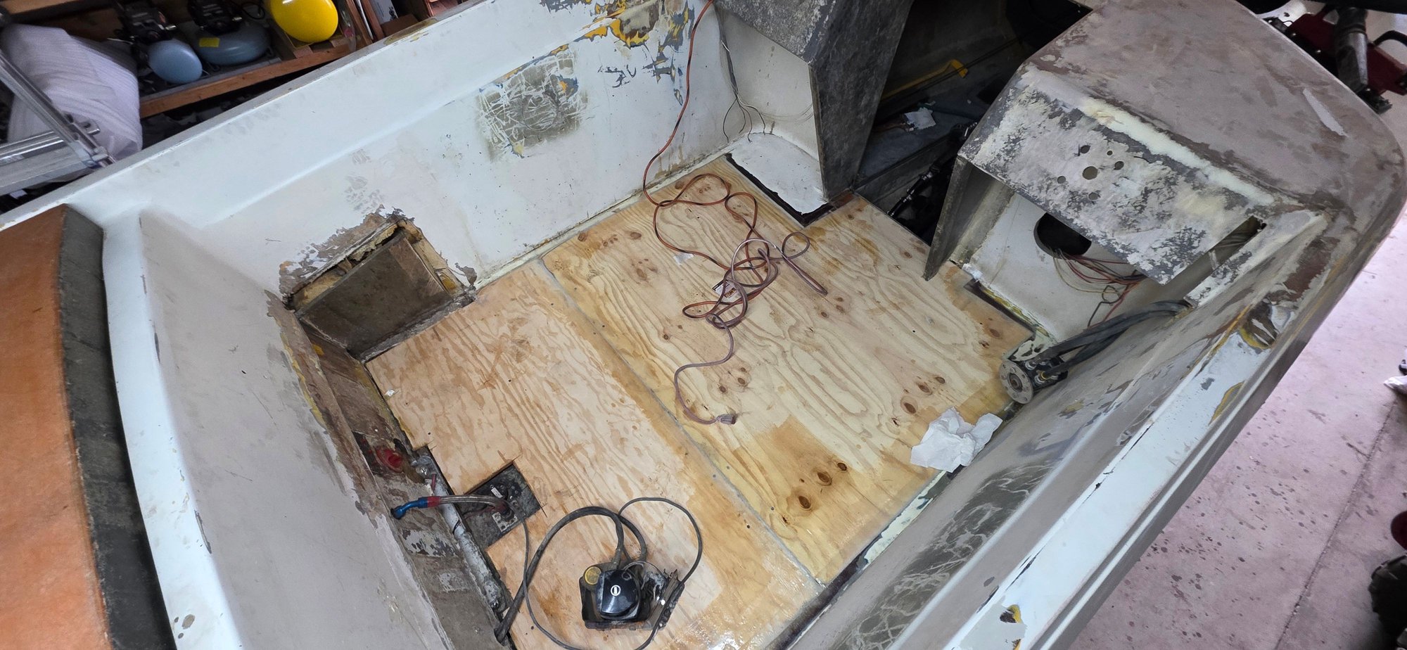 Replaced stringer and new floor