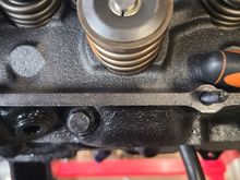 New spring with old retainer on it i was looking at the over hang