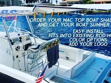 Custom boat shade