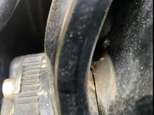 It’s tight when turned left