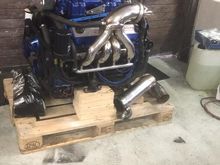 The engine before the rebuild and upgrade 