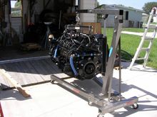 the easy bake oven shop crane rolled it out @ full extension 1/4 ton
