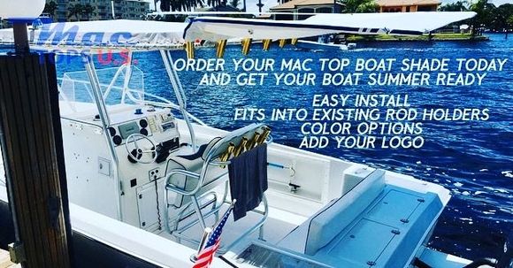 Custom boat shade