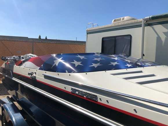 American Flag wrap 