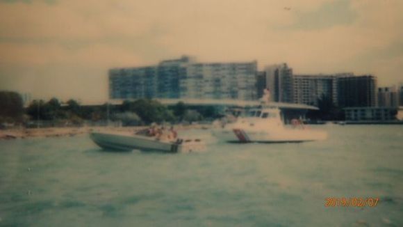 1976 36 Wide Body. No reg numbers on the boat.  It was full of dancers too.  My friend, I snap this polaroid from my Scarab.