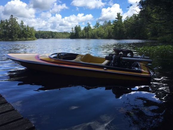 My budget twin turbo 460 18' Nordic jet boat