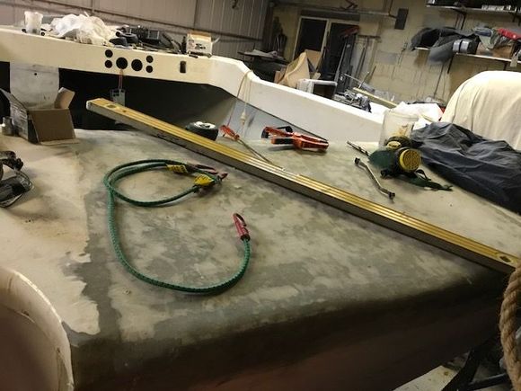 filled rear deck