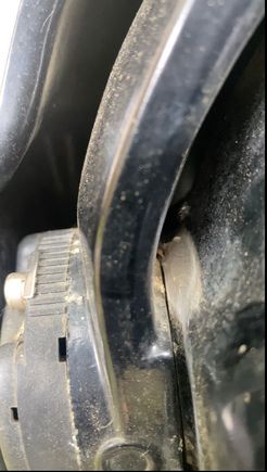 It’s tight when turned left