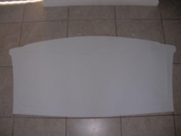 Made a full size template of the ski boat transom so i can make a patio table