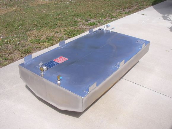 got the tank, 65 gallon, 2 pickups, 1/2 inch
