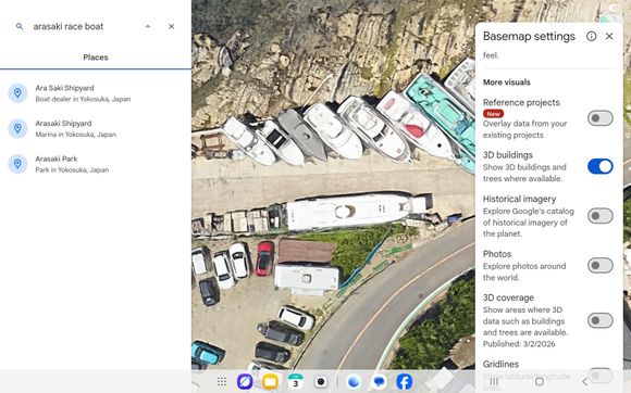 Google earth, drop tab upper right see historical images