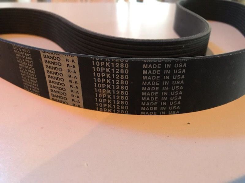 New 10 groove blower belt 50.4 inches / 1280 mm