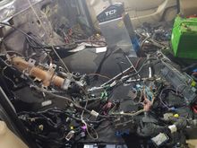 Get all the wiring done to clear some areas to help my self at the track to quick diagnose problems