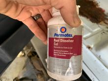 Really like this stuff you can literally watch it turn the rust back into normal metal.