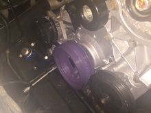 The purple balancer adds 50 hp, if for no ither reason than.... ITS PURPLE!!!!!!! After looking at this pic i wish my block was painted aluminum too!!!