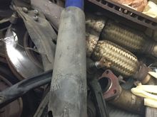 And old worn out rusted as oe shocks where they shouldve been about 75,000 miles ago..... Took a rust shower on that one....