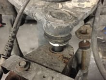 Knocked upper ball joint loose...