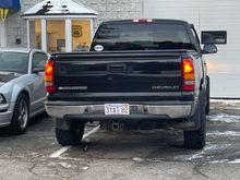 The jacked up passenger side possibly because of the collapsed mount.