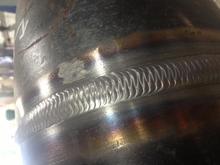 8" carbon weld