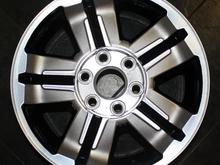 Painted wheel w/o center cap