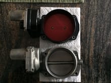 TPIS 102mm in comparison to a ported 90MM LS2 throttle body