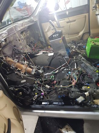 Get all the wiring done to clear some areas to help my self at the track to quick diagnose problems