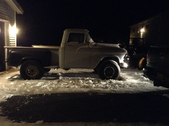 When I bought the truck. Put new fenders,wheels and tires. Trying to figure what to do with it