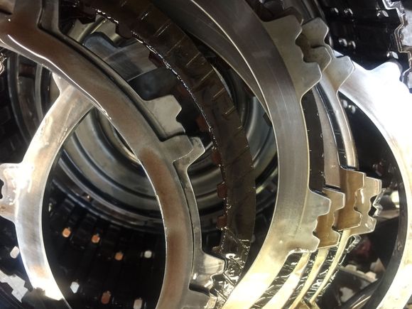 1-2-3-4 clutches burnt fairly well....