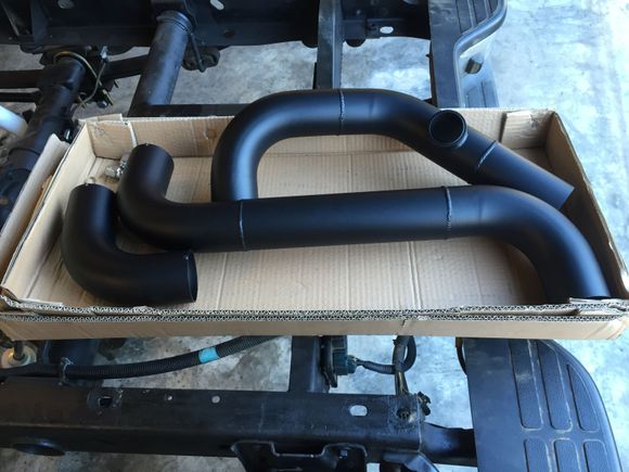 Decided to get the cold side powder coated it turned out awesome!