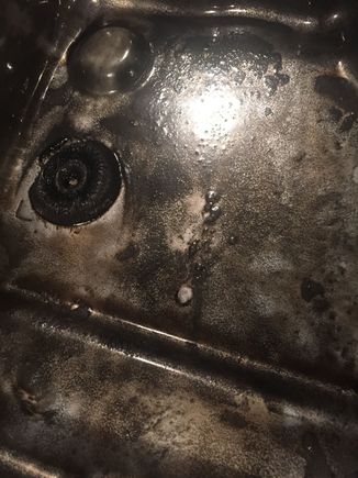 Trash in pan no chunks